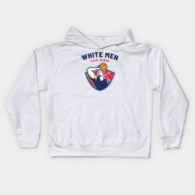 white men can jump Kids Hoodie by Pop on Elegance